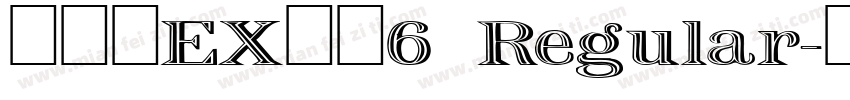 モトヤEX明朝6 Regular字体转换
